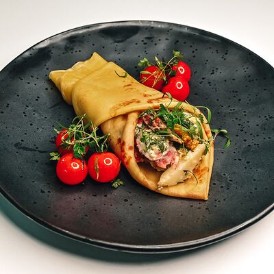 Блин Охотничий в Клевая блиновая по цене 290 ₽