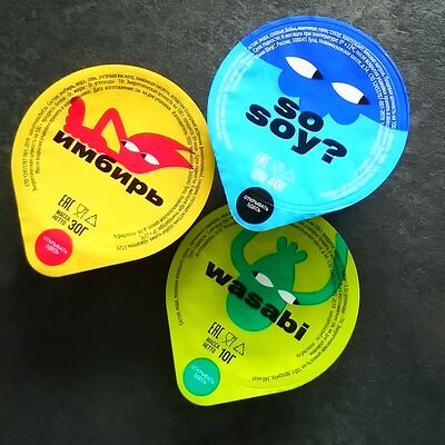 Соевый соус, имбирь, васаби в Kaifa по цене 120 ₽