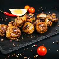 Шампиньоны на углях в Шашлык Про