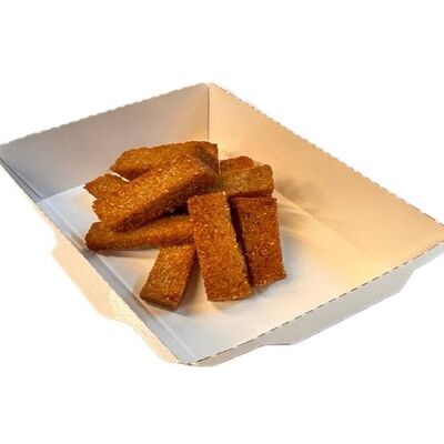 Чесночные гренки из ржаного хлеба в Рент кафе по цене 140 ₽