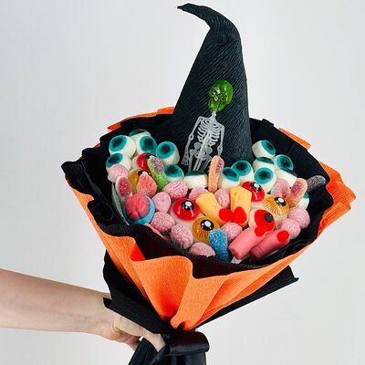 Мармеладный букет на Хэллоуин Halloween в Дарите красиво по цене 4890 ₽