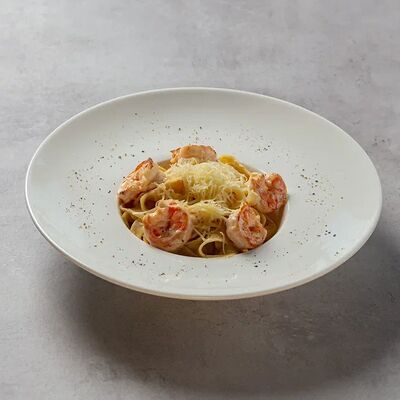 Феттучине с креветками в КафеАллея по цене 780 ₽