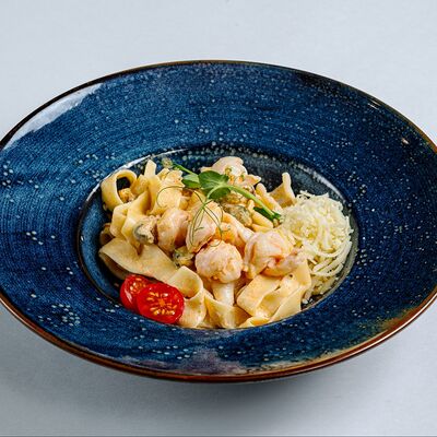 Паста Том ям с морепродуктамив Каспий по цене 869 ₽