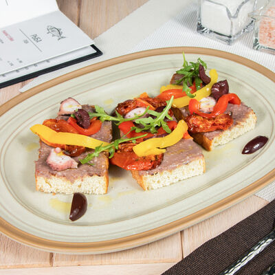 Брускетта с паштетом из осьминога в Мясо & Рыба по цене 560