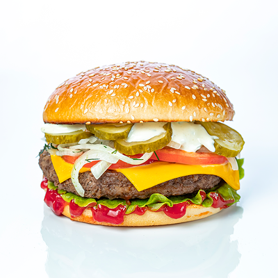 Чизбургер в Ромитто по цене 779 ₽