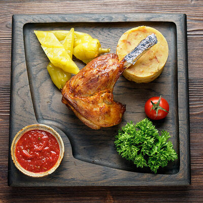 Баранья голень в духовке в Парк-отель Усадьба по цене 1073 ₽