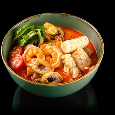 Том ям с морепродуктами в Вкус и лосось по цене 660