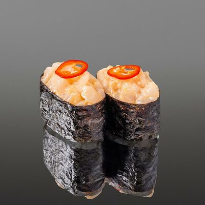 Гункан с гребешком в OUGI по цене 460 ₽