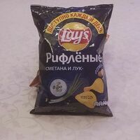 Чипсы Lay's Рифленые Сметана и Лук в Шаурма гриль