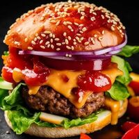 Бургер Горячий Мексиканец в BURGER