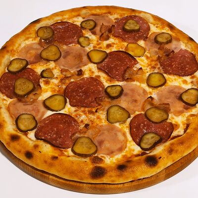 Пицца Мясной рай в Добрая кухня по цене 699 ₽