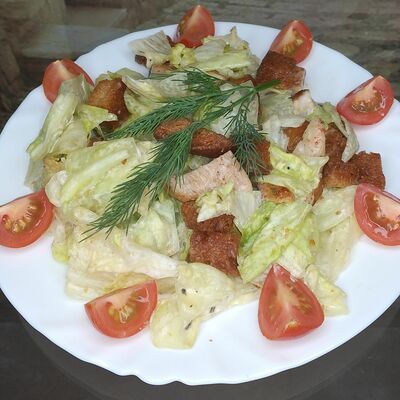 Салат Цезарь с курицей в Pizza mizza по цене 285 ₽