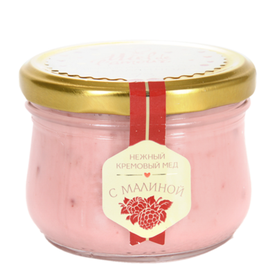 Крем-мёд Miel de lamour липовый с малиной в Азбука Вкуса Экспресс Меню по цене 345 ₽