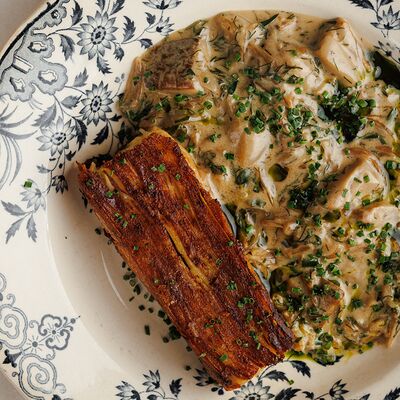 Гратен, белые грибы в L Atelier Petrovka по цене 1600 ₽