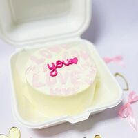 Бенто-торт Граффити I love you в Кондитерская VO