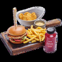 Сет Счастливый ребенок в ИТЛЕ Стейк-кафе Halal