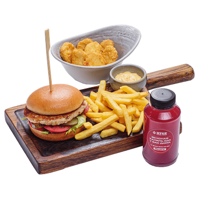 Сет Счастливый ребенок в ИТЛЕ Стейк-кафе Halal по цене 850