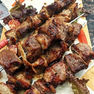 Шашлык Ики-бир из баранины в Шафран по цене 1170 ₽