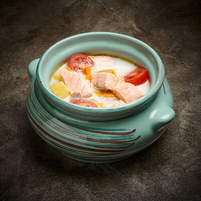 Сливочный суп с семгой и овощами в Корчма по цене 510