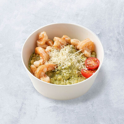 Птитим с креветками и песто в Vaffel по цене 780 ₽