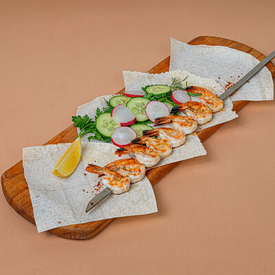 Шашлык из креветок в Хочу пури по цене 790 ₽