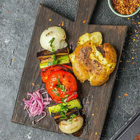 Овощной шашлык в Двор Помидор