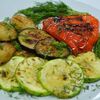 Овощи гриль в Мангал и мясо по цене 399