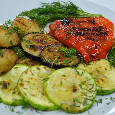 Овощи гриль в Мангал и мясо по цене 399 ₽
