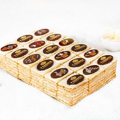 Наполеон оригинальное пирожные-канапе в У Палыча. С пылу, с жару! по цене 1465 ₽