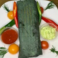 Шаурма в черном лаваше в Вкусная шаурма