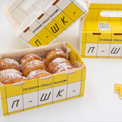 12 пышек в Пончики Пышки ПШК по цене 420 ₽