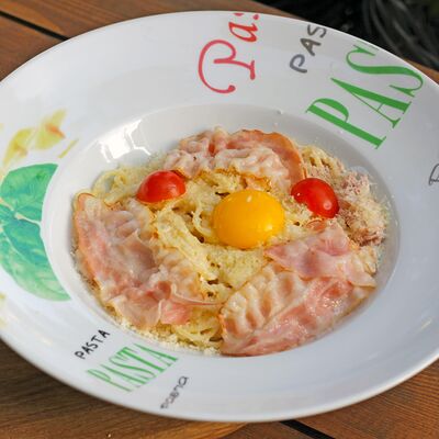 Спагетти Карбонара в Food & Mood по цене 630 ₽