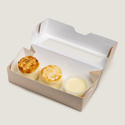 Сырники со сгущенкой в БургерКит по цене 297 ₽