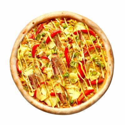 Чизбургер пицца в П-ПЕППЕРОНИ по цене 549 ₽