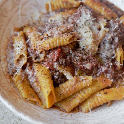 Гарганелли с говяжьим рагу в Romanico по цене 1200 ₽