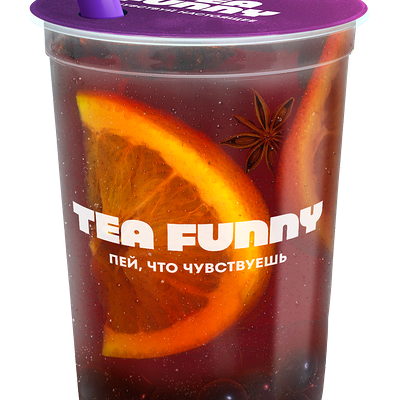 Глинтвейн бабл Пряная Вишня M в Tea funny Bubble tea по цене 540 ₽