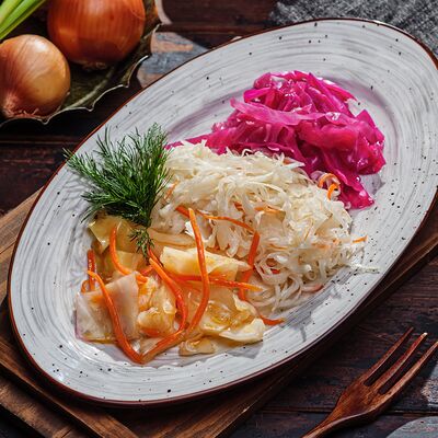 Капуста квашеная в Пельмения по цене 483 ₽