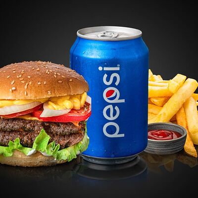 Бургер комбо в Монако пицца по цене 650 ₽