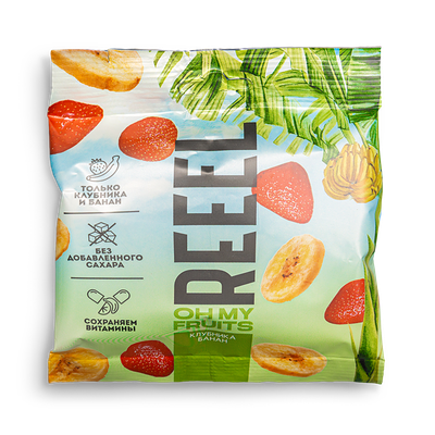 Чипсы Reeel Клубника Банан в Кухня на районе по цене 149 ₽
