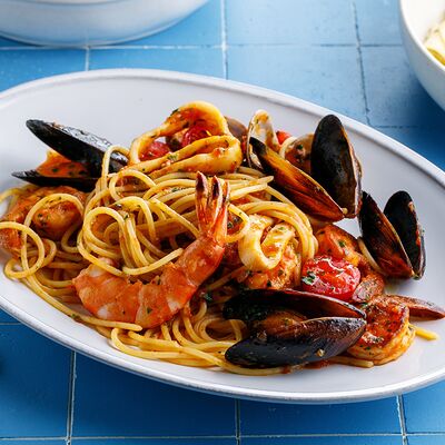 Паста с морепродуктами в Маймун по цене 1590