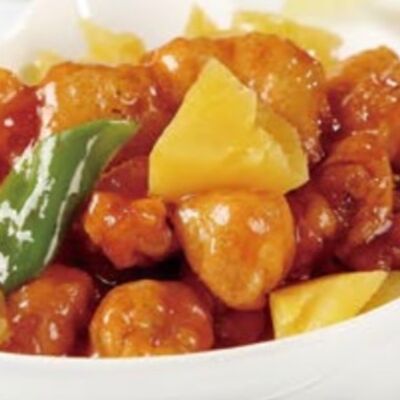 Свинина в кисло-сладком соусе с ананасом в ГУаНЬ ЯНЬ по цене 1330 ₽