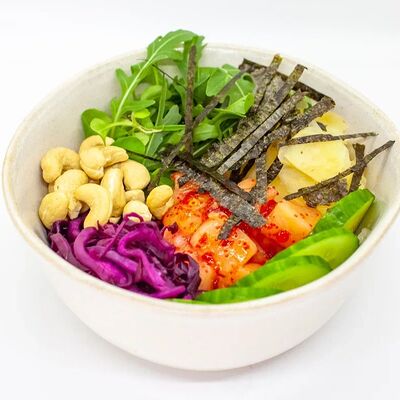 Поке боул лосось в The art cafe по цене 615 ₽