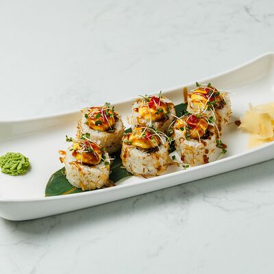 Теплый ролл с угрем в Облака по цене 1100 ₽