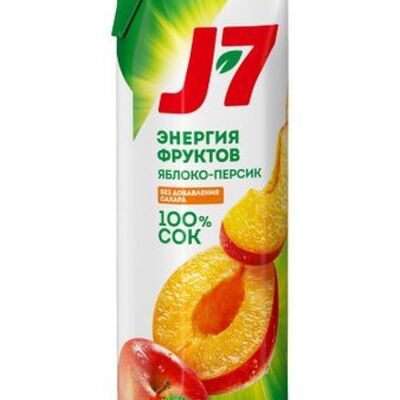 Сок Яблоко-персик J7 в Мисо-Мисо по цене 311 ₽