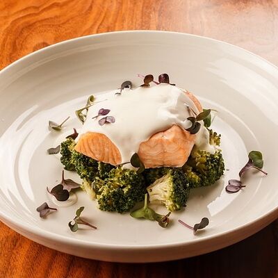 Салмон стейк в Japengo cafe по цене 1200 ₽