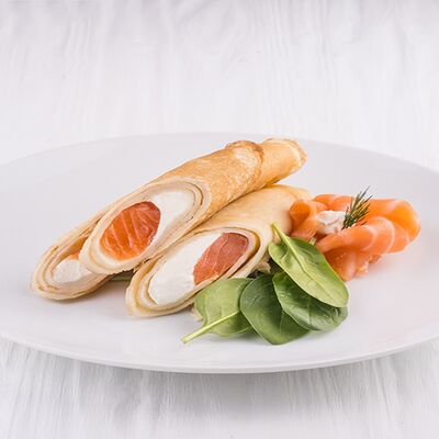 Блинчик с семгой 2 шт в MaxBakery по цене 410 ₽