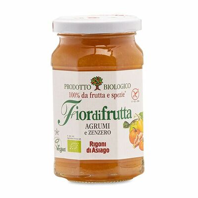 Конфитюр из цитрусовых с имбирём, Fiordifrutta Agrumi e Zenzero, Rigoni di Asiago, Италия в Азбука Вкуса Экспресс Меню по цене 485 ₽