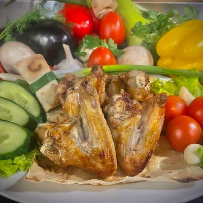 Шашлык из куриных крыльевв Шашлычный рай по цене 1080 ₽