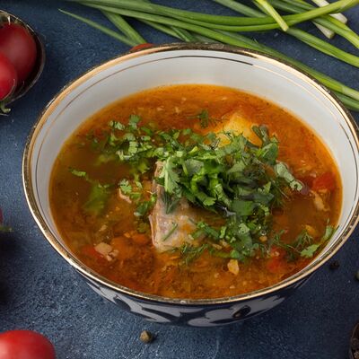 Шурва из говядины в Узбекская кухня по цене 530 ₽