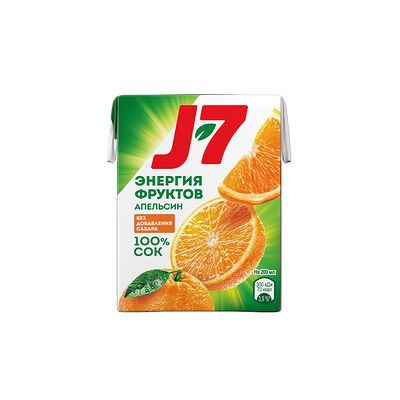 Сок апельсиновый J7 0,2 л в Pizza HeartPizza Hut по цене 179 ₽
